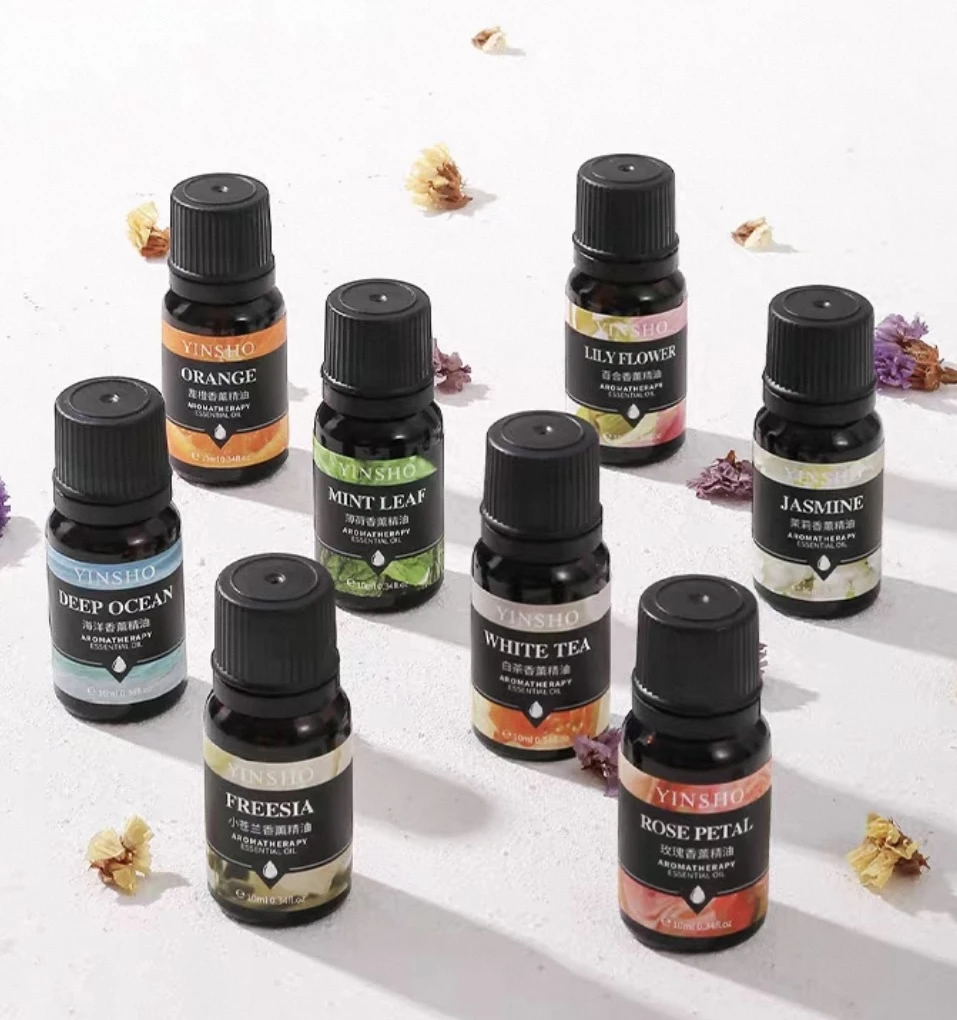 زيت عطري فاخر من YINSHO – مجموعة روائح طبيعية للاسترخاء والانتعاش