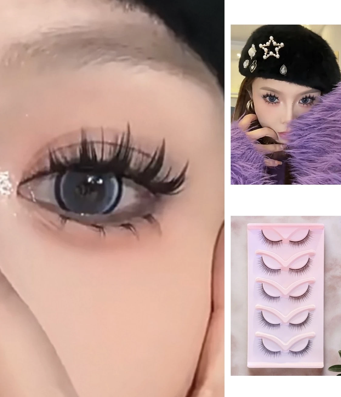 مجموعة رموش Majina – 5 أزواج بتصاميم متنوعة