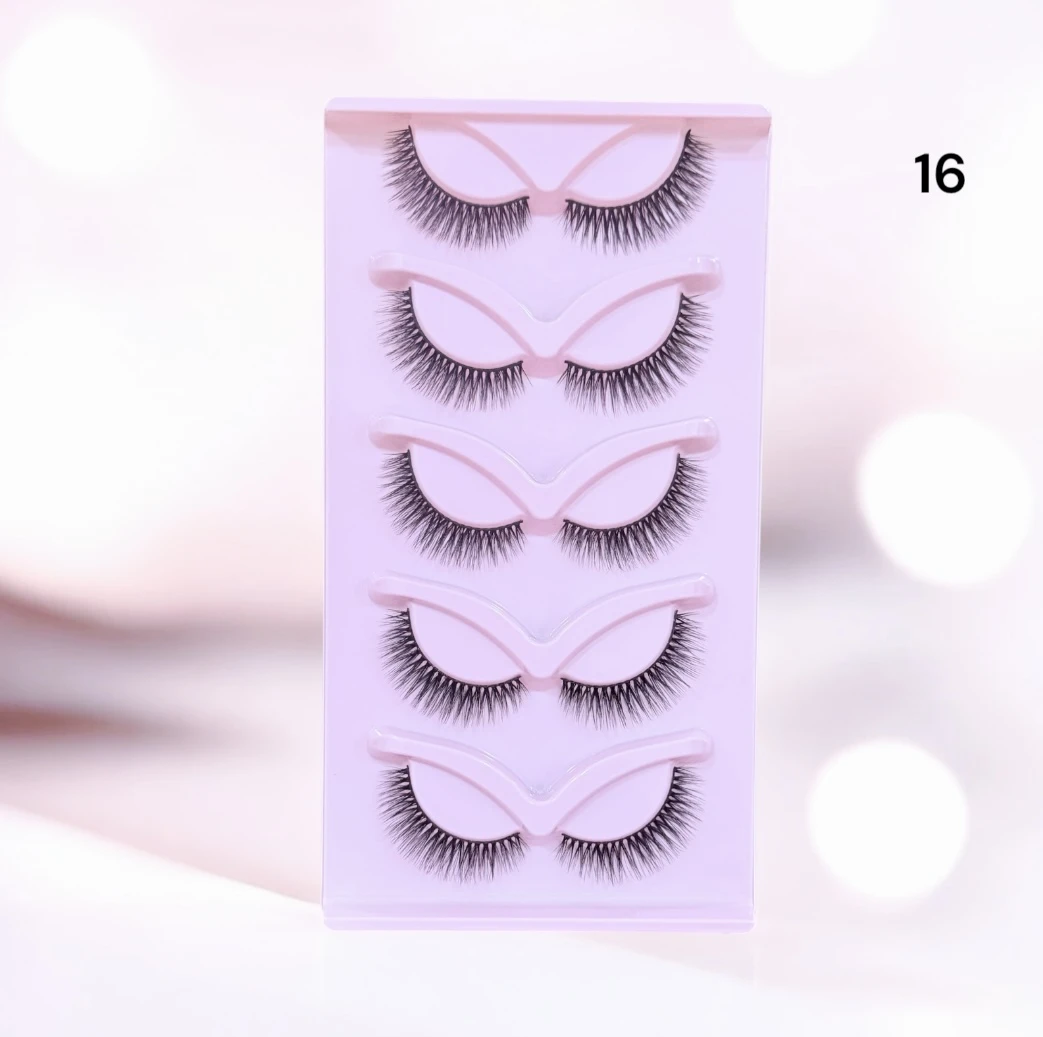 مجموعة رموش Majina – 5 أزواج بتصاميم متعددة