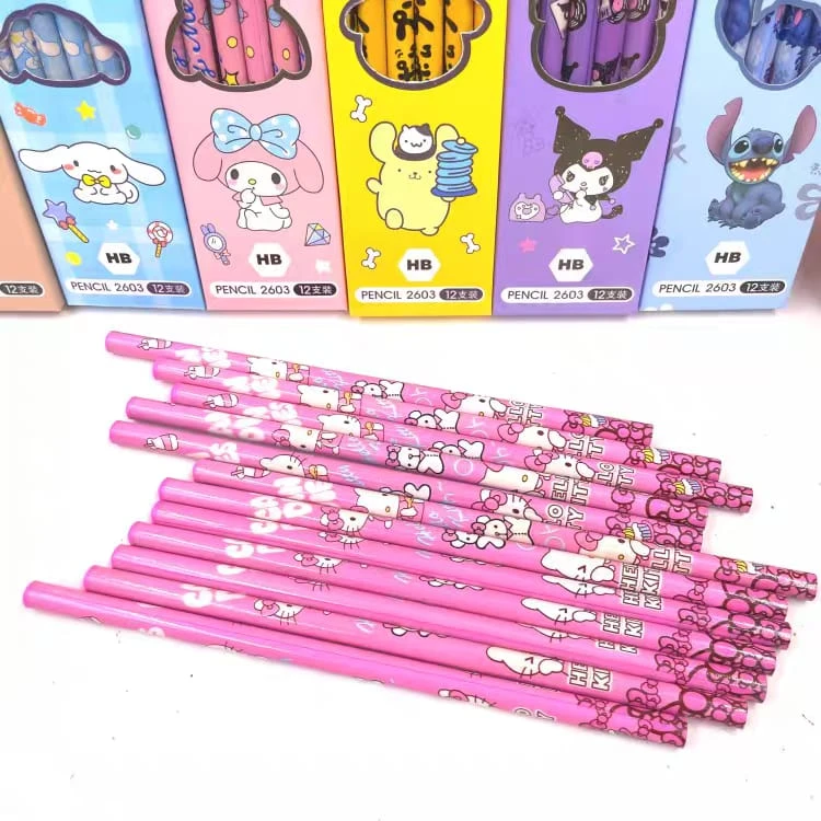 علبة أقلام HB – شخصيات كرتونية