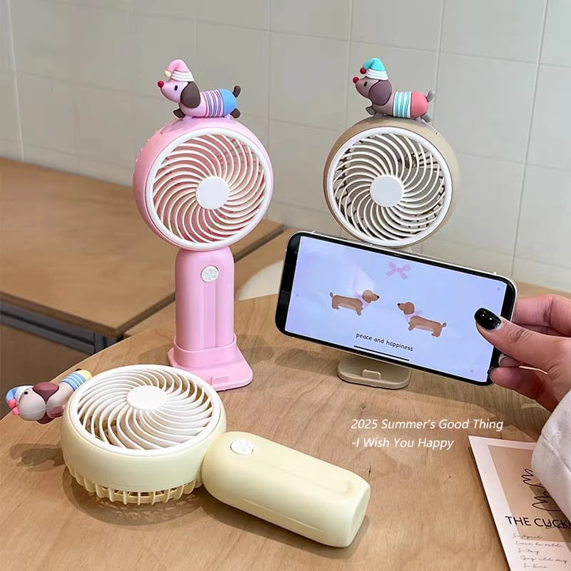 مروحة محمولة بتصميم كرتوني