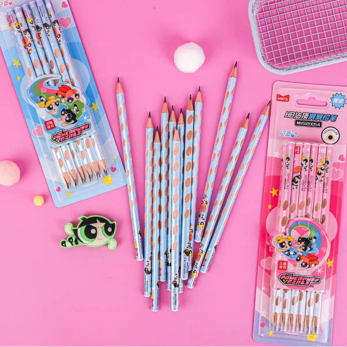 أقلام رصاص – تصميم كرتوني جذاب للأطفال، عبوة 12 قلم