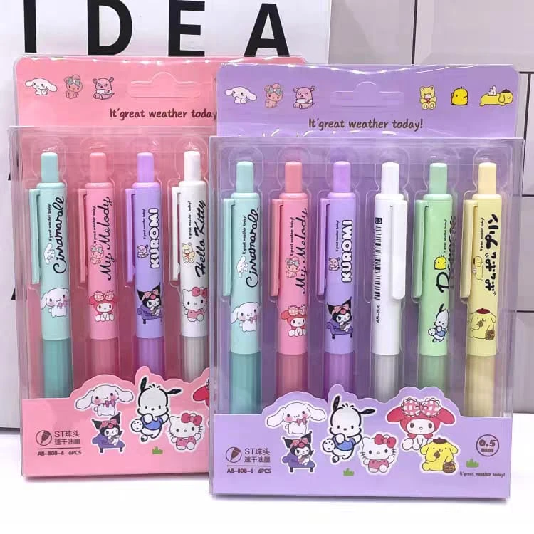 أقلام جافة كرتونية