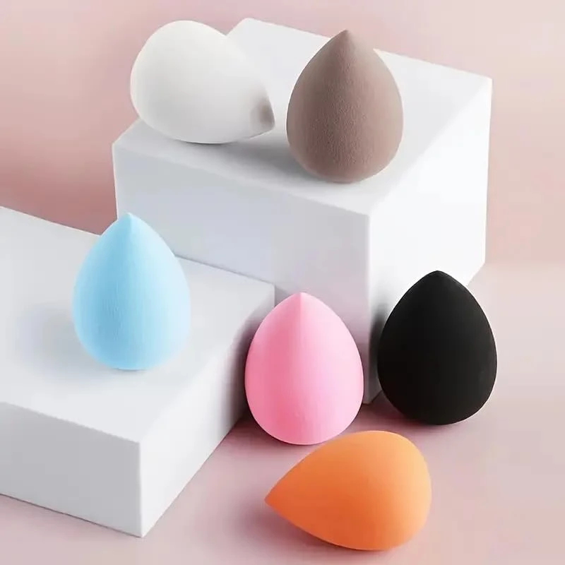 مجموعة اسفنجات مكياج مختلطة من 18 قطعة مناسبة لوضع بودرة كريم بي بي السائلة، اسف