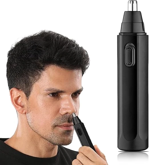 اداة تشذيب شعر الانف والاذن، شفرة دوارة كهربائية، ملاقط شخصية مقاومة للماء، اداة