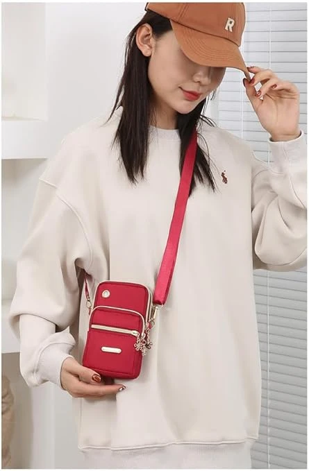 شنطة كروس صغيرة للنساء - محفظة محمولة صغيرة، شنطة كتف خفيفة الوزن