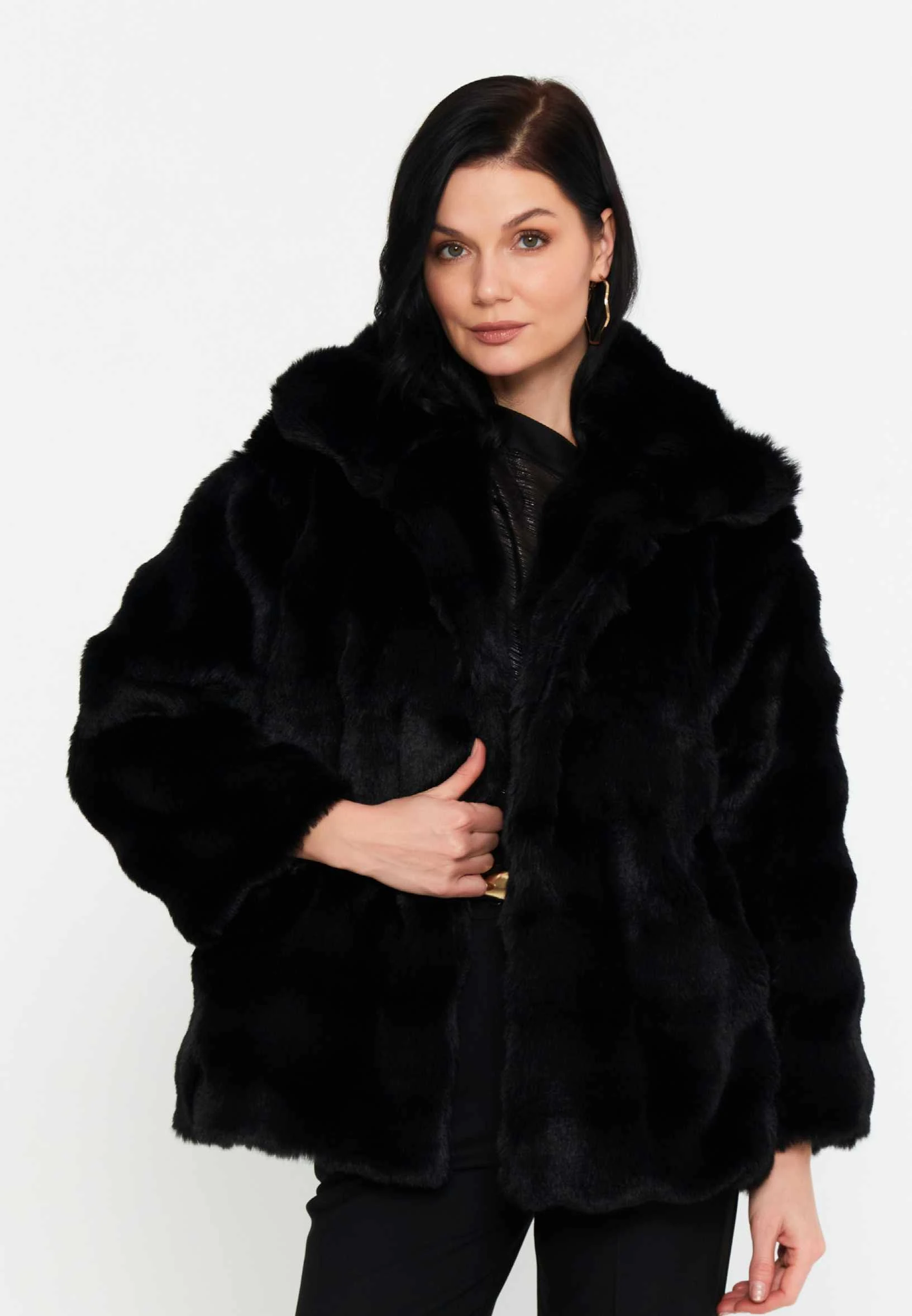 معطف فرو فاخر