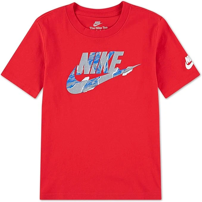 تيشيرت ان كيه بي بتصميم فوتورا غير ملفوف مع شعار بلمسة نهائية لامعة للأطفال من ا