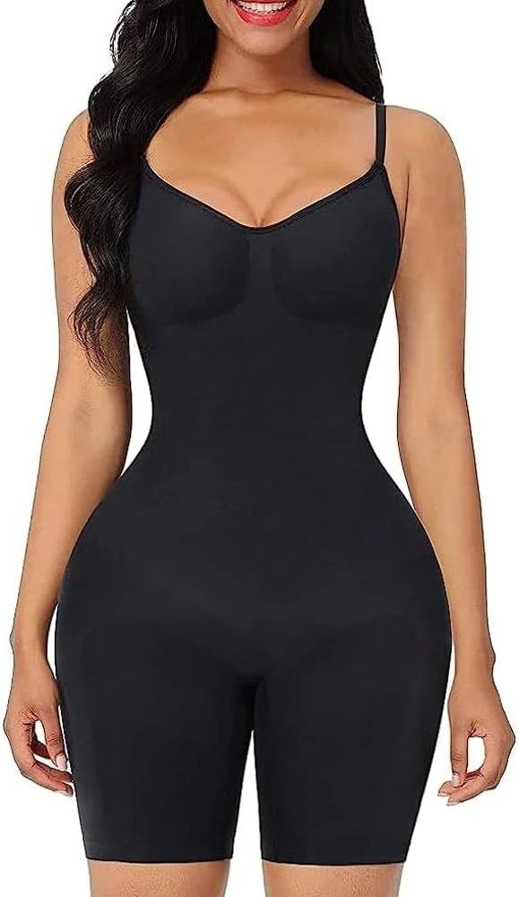لينجي بودي سوت لكامل الجسم للنساء للتدريب على الخصر، ملابس متكاملة بدون خياطة لت