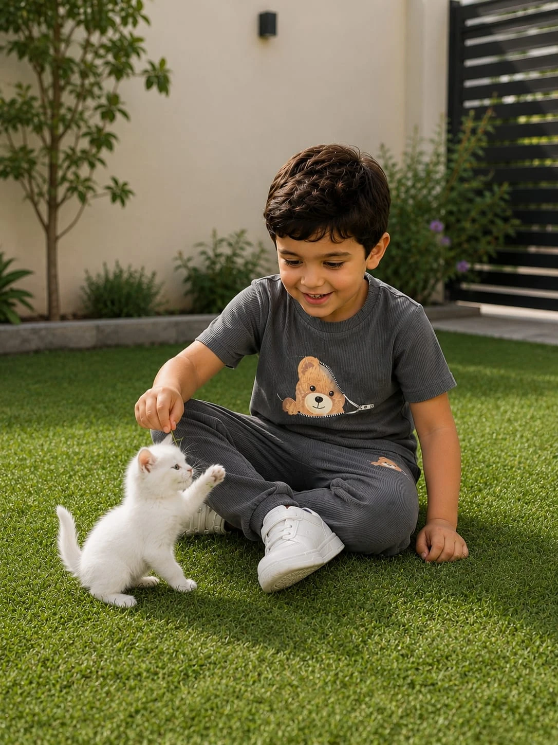طقم اطفال "Game Player" – راحة وأناقة لعشاق الألعاب